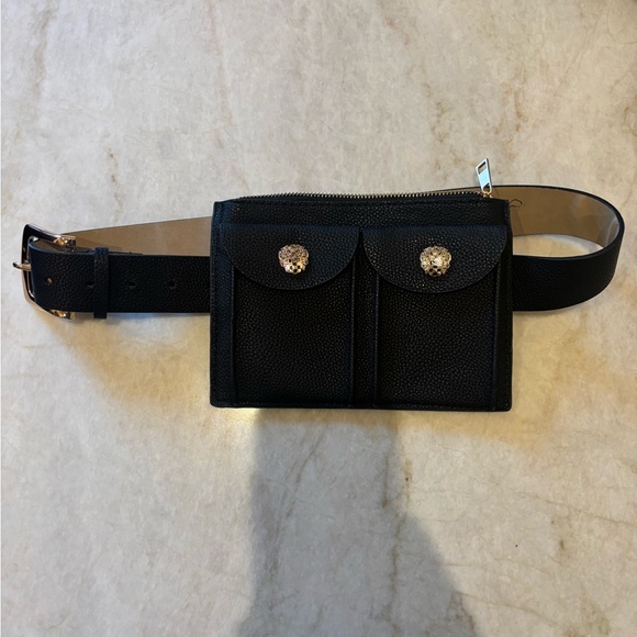 Handbags - Vince Camuto Black Belt Bag with Dual Pockets